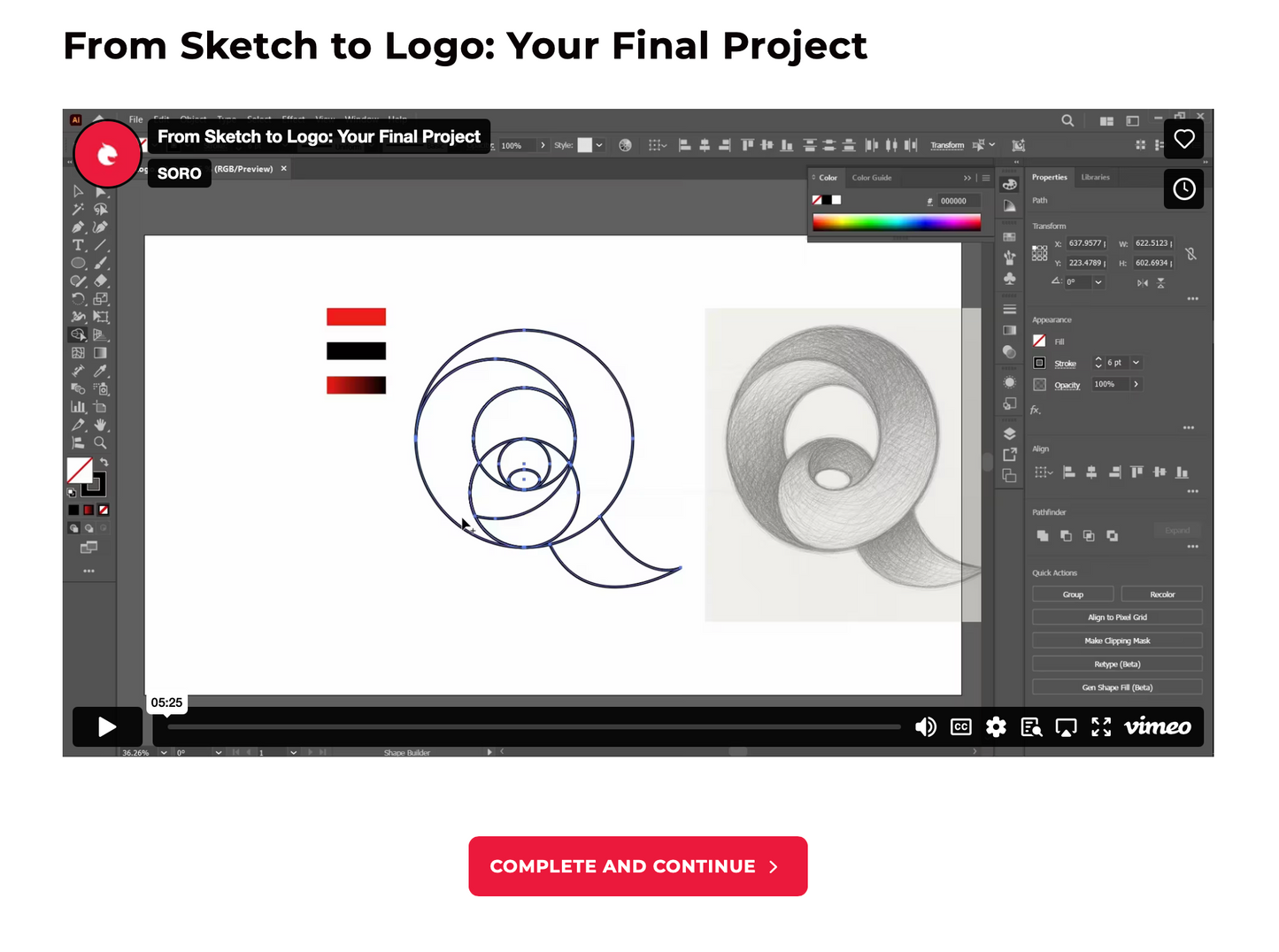 Adobe Illustrator Mastery Course