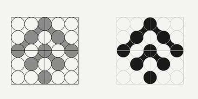Logo construction grid from a Soro Co. client project