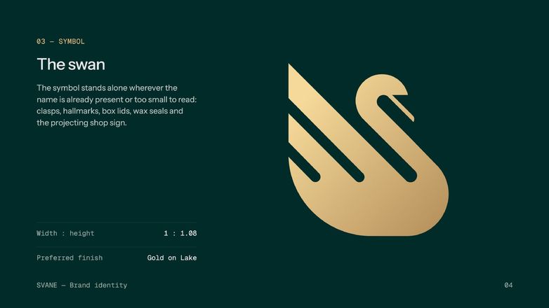 SVANE — the swan symbol