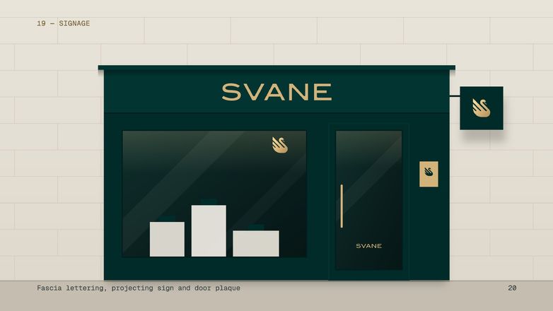 SVANE — signage