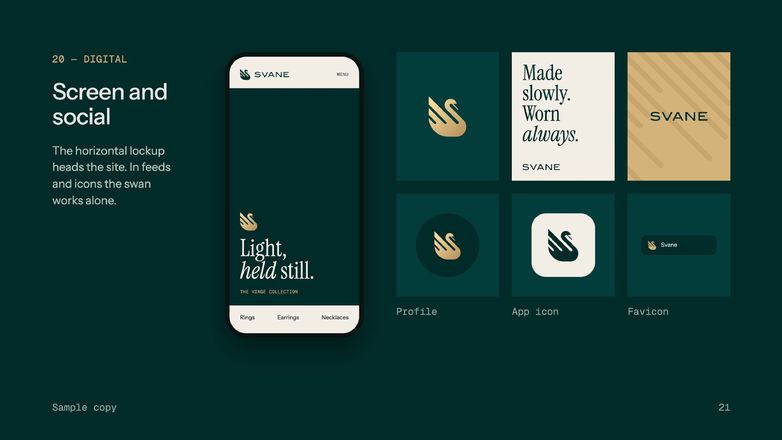 SVANE — screen and social