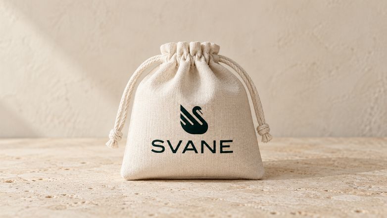 SVANE — drawstring pouch
