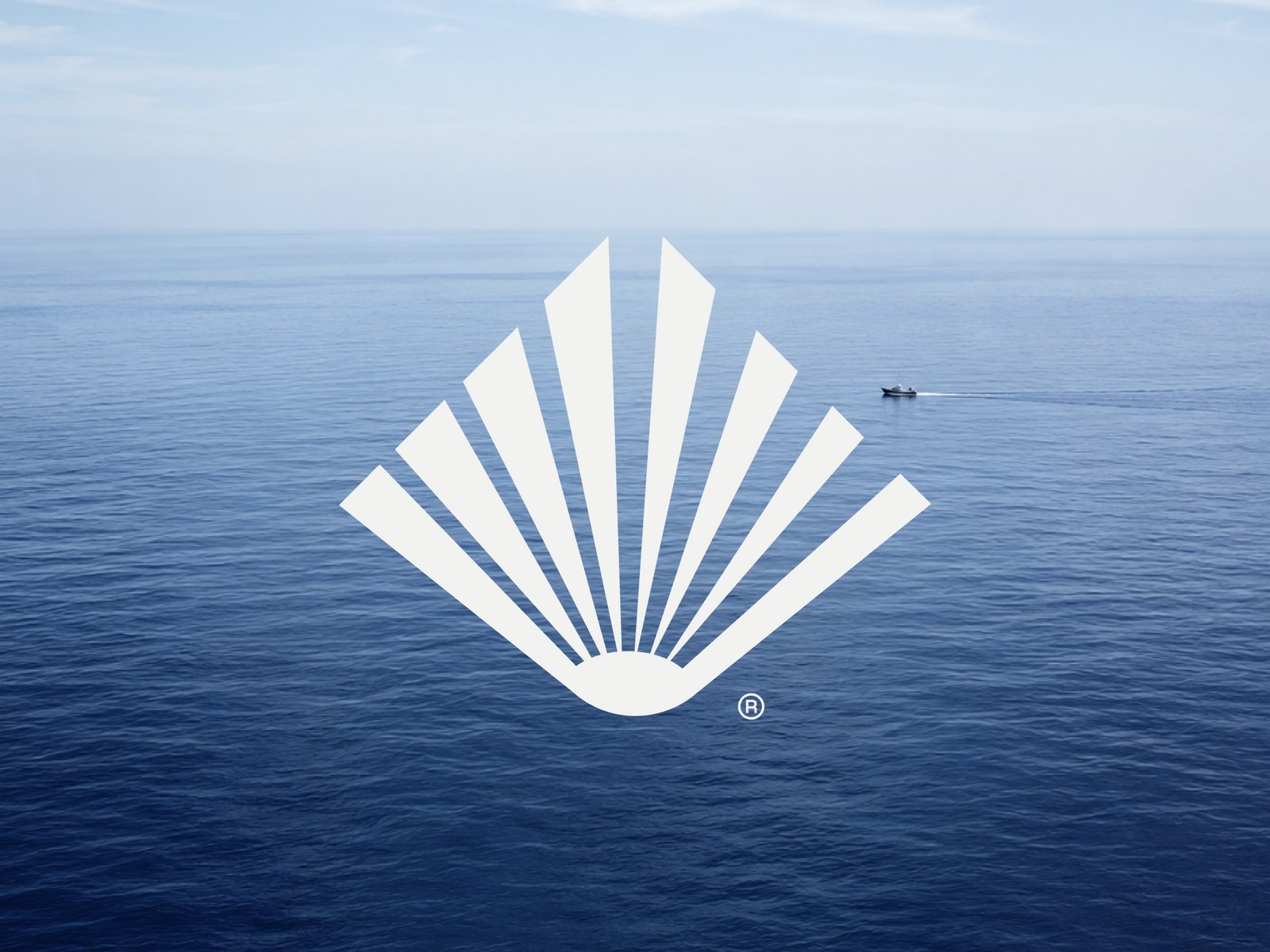 Caldwell logo on open ocean photo
