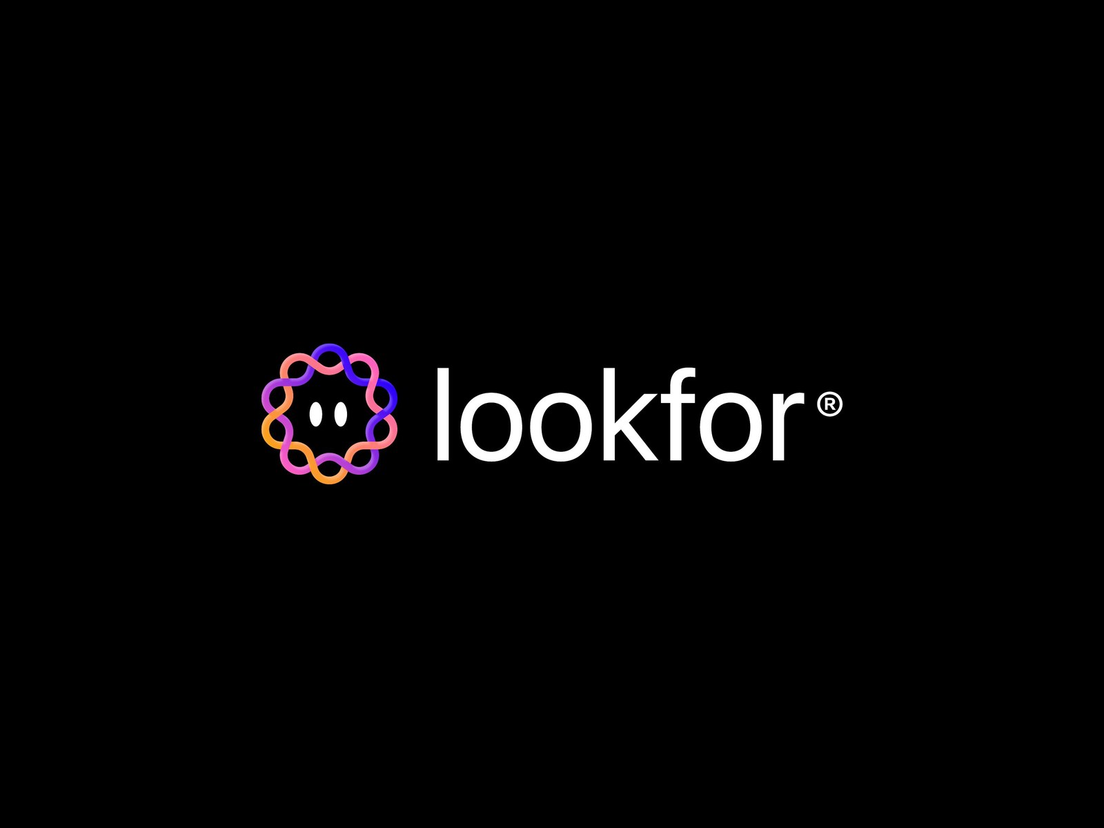 Lookfor logo mark and wordmark